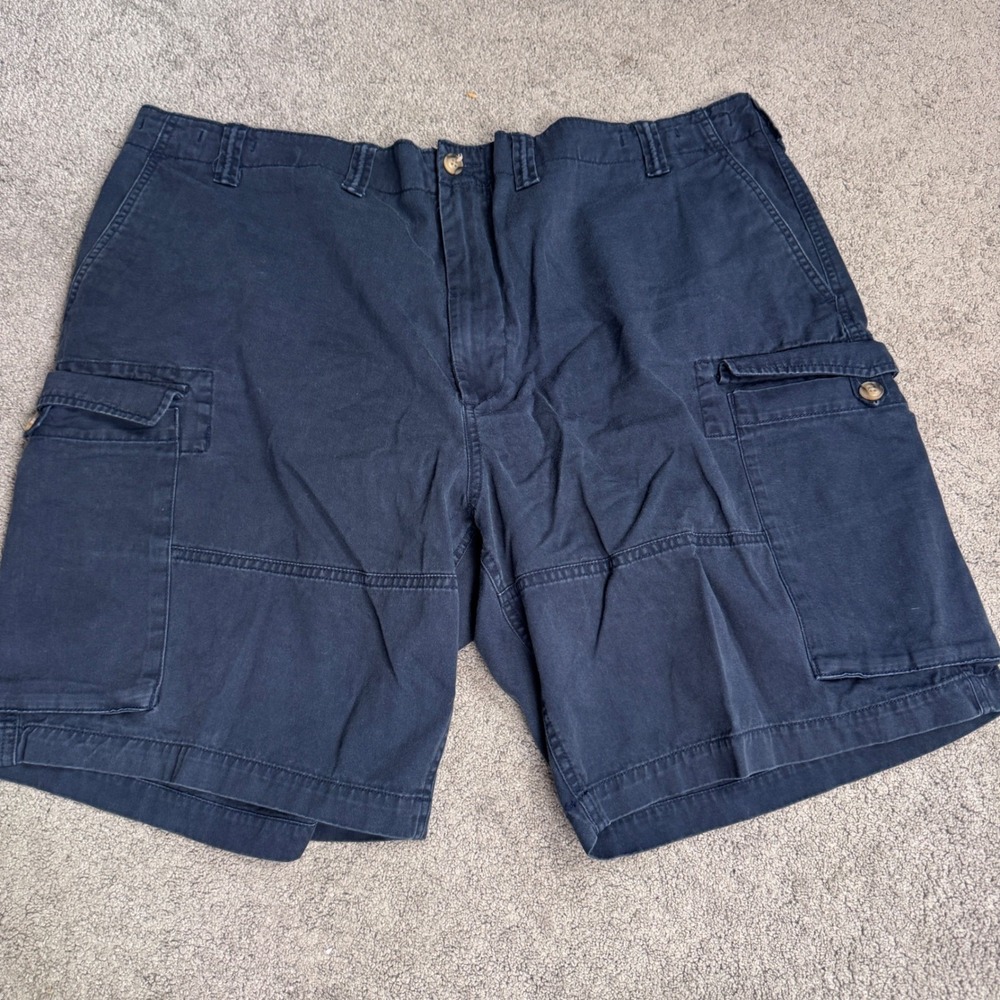 Polo Ralph Lauren Men's 46B Relaxed Fit Navy Cargo Shorts 9" Inseam